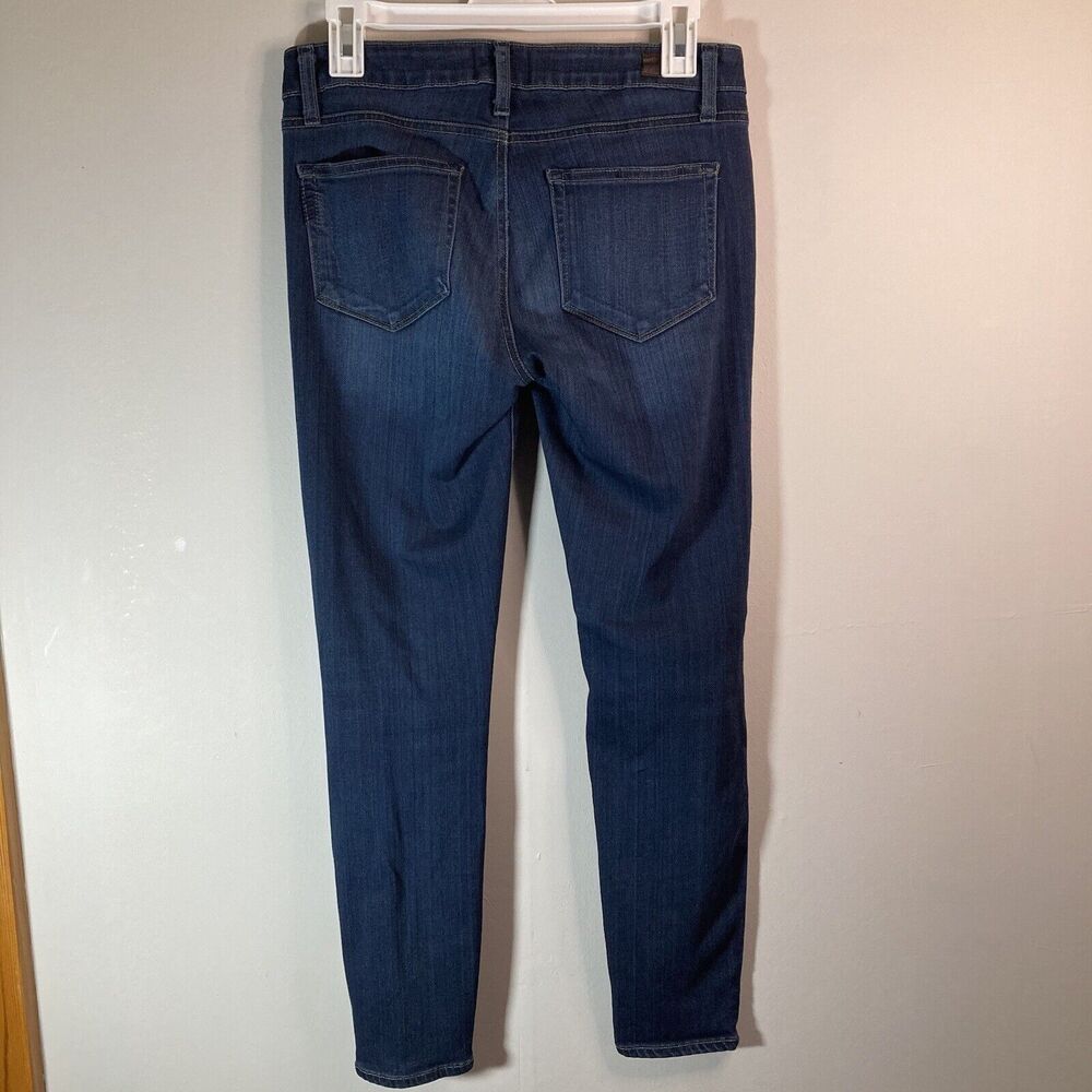 Paige Verdugo Ankle Jeans Womens 28 (29x28”) Blue Low Rise Dark Wash Denim READ - Picture 2 of 13
